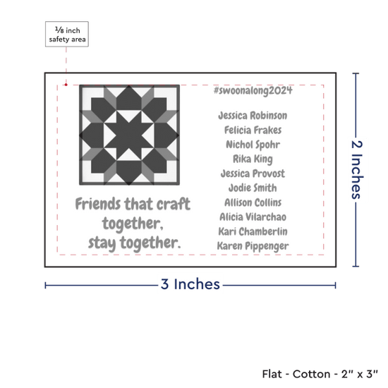 PPLR_HIDDEN_PRODUCT Print your Logo or Image on FLAT Cotton Tags