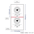 PPLR_HIDDEN_PRODUCT Print Your Logo or Image on FOLDED Cotton Tags