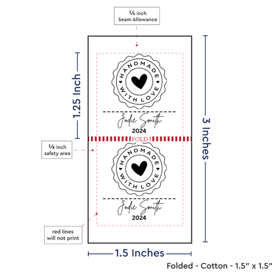 PPLR_HIDDEN_PRODUCT Print Your Logo or Image on FOLDED Cotton Tags