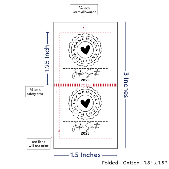 PPLR_HIDDEN_PRODUCT Print Your Logo or Image on FOLDED Cotton Tags