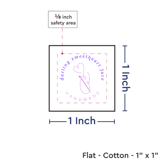 PPLR_HIDDEN_PRODUCT Print your Logo or Image on FLAT Cotton Tags