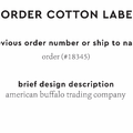 PPLR_HIDDEN_PRODUCT Reorder Previous Label Design - COTTON