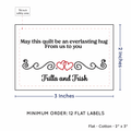 PPLR_HIDDEN_PRODUCT Double Heart Quote (2"x3" Cotton - 12 labels/set)