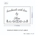 PPLR_HIDDEN_PRODUCT Double Heart Border (2"x3" Cotton - 12 labels/set)