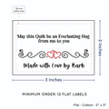 PPLR_HIDDEN_PRODUCT Double Heart Quote (2"x3" Cotton - 12 labels/set)