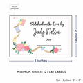 PPLR_HIDDEN_PRODUCT Thread and Flowers (2"x3" Cotton - 12 labels/set)