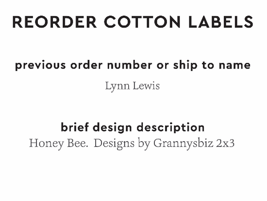 PPLR_HIDDEN_PRODUCT Reorder Previous Label Design - COTTON