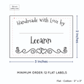 PPLR_HIDDEN_PRODUCT Double heart border with Fill in Blanks (2"x3" Cotton - 12 labels/set)