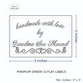 PPLR_HIDDEN_PRODUCT Double Heart Border (2"x3" Cotton - 12 labels/set)