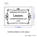 PPLR_HIDDEN_PRODUCT Swirl Accent Border (2"x3" Cotton - 12 labels/set)