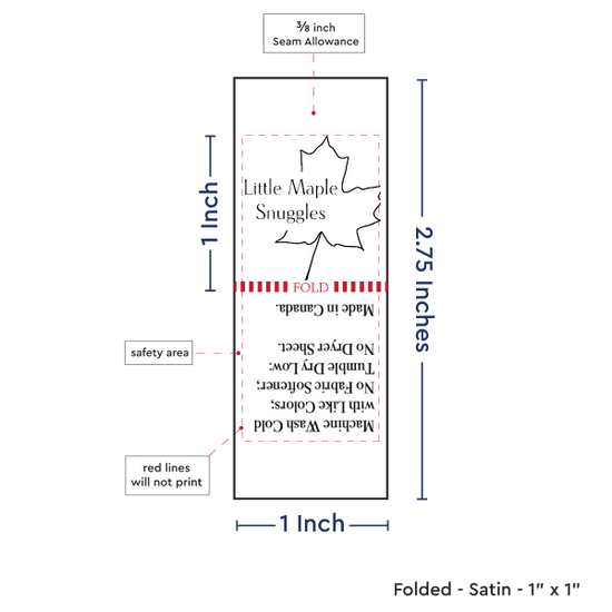 PPLR_HIDDEN_PRODUCT Print Your Logo/Image on Satin Tags (1" wide - Satin)