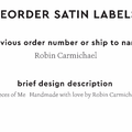 PPLR_HIDDEN_PRODUCT Reorder Previous Label Design - SATIN
