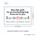 PPLR_HIDDEN_PRODUCT Double Heart Quote (2"x3" Cotton - 12 labels/set)