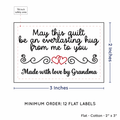 PPLR_HIDDEN_PRODUCT Double Heart Quote (2"x3" Cotton - 12 labels/set)