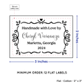 PPLR_HIDDEN_PRODUCT Swirl Accent Border (2"x3" Cotton - 12 labels/set)