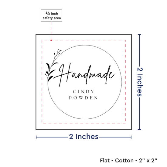 PPLR_HIDDEN_PRODUCT Print your Logo or Image on FLAT Cotton Tags