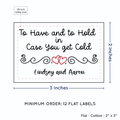 PPLR_HIDDEN_PRODUCT Double Heart Quote (2"x3" Cotton - 12 labels/set)