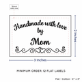 PPLR_HIDDEN_PRODUCT Double Heart Border (2"x3" Cotton - 12 labels/set)