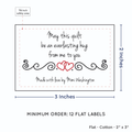 PPLR_HIDDEN_PRODUCT Double Heart Quote (2"x3" Cotton - 12 labels/set)