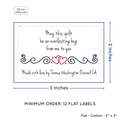 PPLR_HIDDEN_PRODUCT Double Heart Quote (2"x3" Cotton - 12 labels/set)