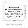 PPLR_HIDDEN_PRODUCT Double Heart Quote (2"x3" Cotton - 12 labels/set)