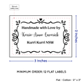 PPLR_HIDDEN_PRODUCT Swirl Accent Border (2"x3" Cotton - 12 labels/set)