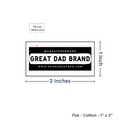 PPLR_HIDDEN_PRODUCT Print your Logo or Image on FLAT Cotton Tags
