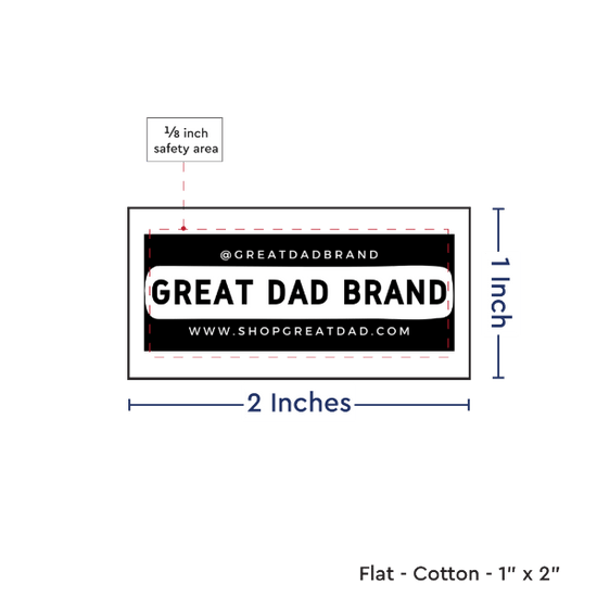 PPLR_HIDDEN_PRODUCT Print your Logo or Image on FLAT Cotton Tags