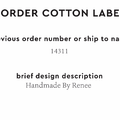 PPLR_HIDDEN_PRODUCT Reorder Previous Label Design - COTTON