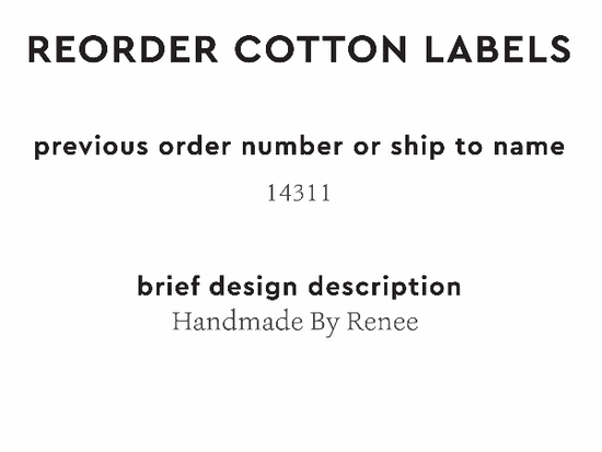 PPLR_HIDDEN_PRODUCT Reorder Previous Label Design - COTTON