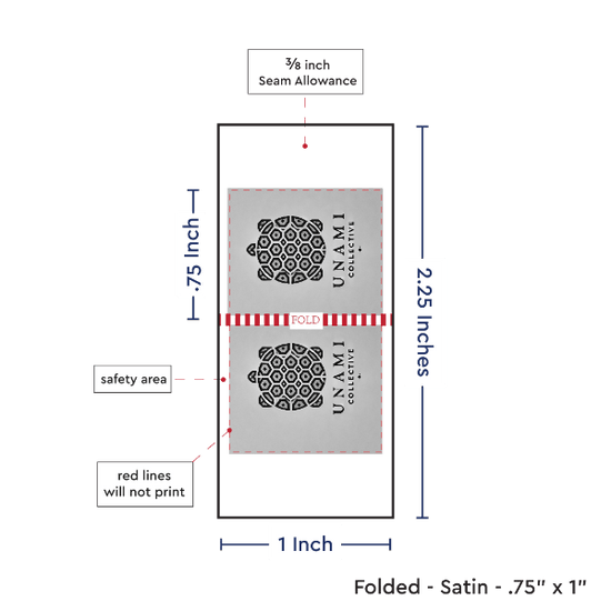 PPLR_HIDDEN_PRODUCT Print Your Logo/Image on Satin Tags (1" wide - Satin)