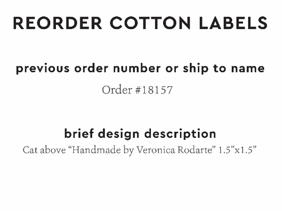 PPLR_HIDDEN_PRODUCT Reorder Previous Label Design - COTTON