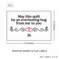 PPLR_HIDDEN_PRODUCT Double Heart Quote (2"x3" Cotton - 12 labels/set)