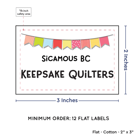 PPLR_HIDDEN_PRODUCT Colorful Banner (2"x3" Cotton - 12 labels/set)