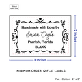 PPLR_HIDDEN_PRODUCT Swirl Accent Border (2"x3" Cotton - 12 labels/set)