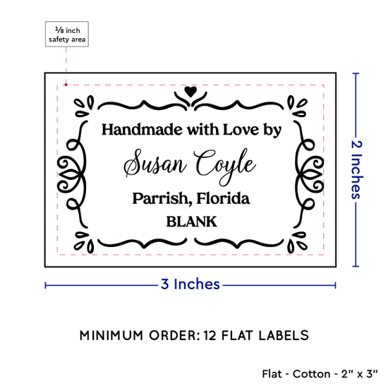 PPLR_HIDDEN_PRODUCT Swirl Accent Border (2"x3" Cotton - 12 labels/set)