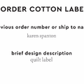 PPLR_HIDDEN_PRODUCT Reorder Previous Label Design - COTTON