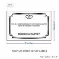 PPLR_HIDDEN_PRODUCT Frame Quote (2"x3" Cotton - 12 labels/set)