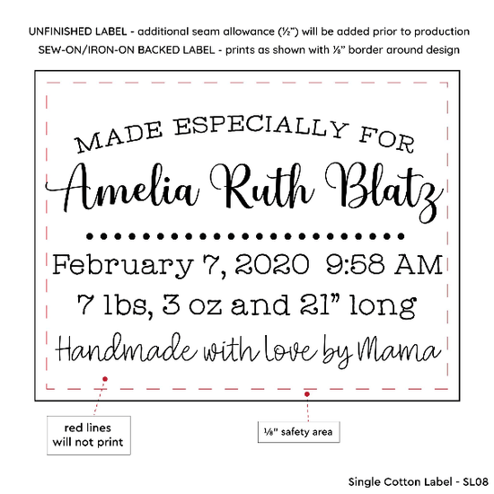 PPLR_HIDDEN_PRODUCT Simple Baby Label