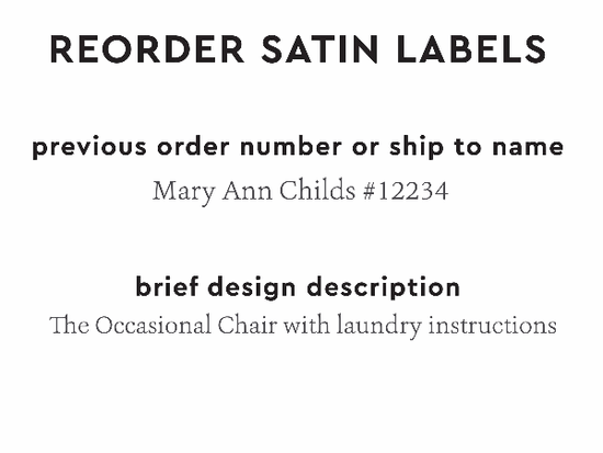 PPLR_HIDDEN_PRODUCT Reorder Previous Label Design - SATIN