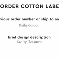 PPLR_HIDDEN_PRODUCT Reorder Previous Label Design - COTTON