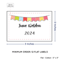 PPLR_HIDDEN_PRODUCT Colorful Banner (2"x3" Cotton - 12 labels/set)