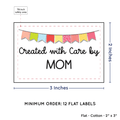 PPLR_HIDDEN_PRODUCT Colorful Banner (2"x3" Cotton - 12 labels/set)
