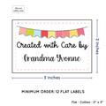 PPLR_HIDDEN_PRODUCT Colorful Banner (2"x3" Cotton - 12 labels/set)