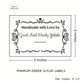PPLR_HIDDEN_PRODUCT Swirl Accent Border (2"x3" Cotton - 12 labels/set)