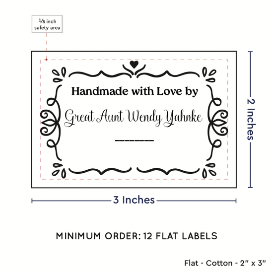 PPLR_HIDDEN_PRODUCT Swirl Accent Border (2"x3" Cotton - 12 labels/set)