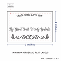 PPLR_HIDDEN_PRODUCT Double heart border with Fill in Blanks (2"x3" Cotton - 12 labels/set)