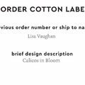 PPLR_HIDDEN_PRODUCT Reorder Previous Label Design - COTTON