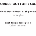 PPLR_HIDDEN_PRODUCT Reorder Previous Label Design - COTTON