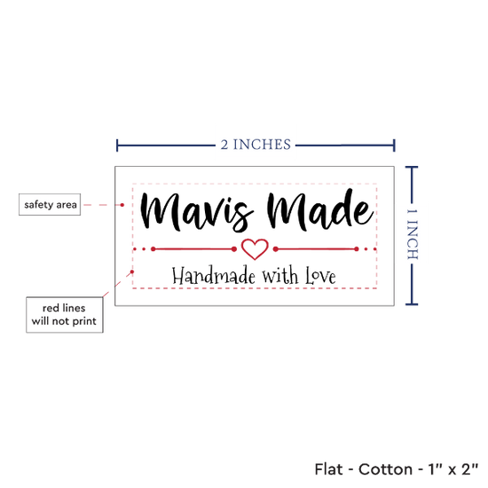 PPLR_HIDDEN_PRODUCT Modern Heart (2"x1"-Cotton)